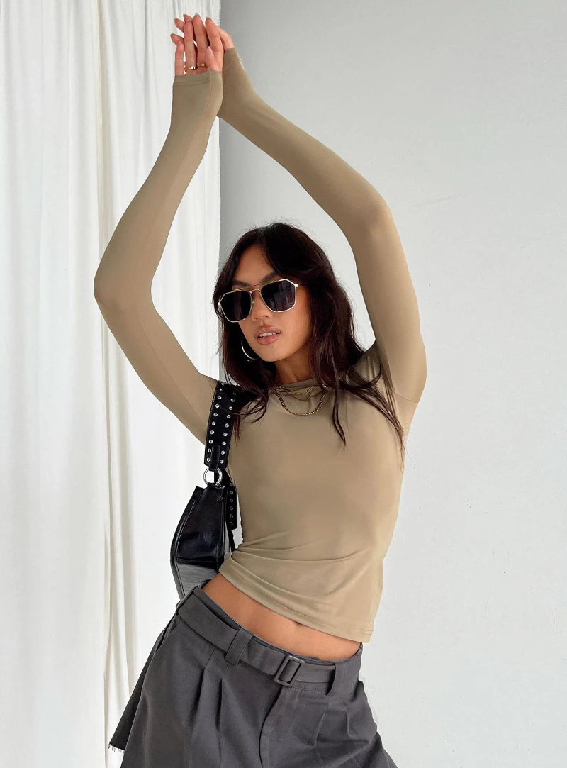 Slim Long Sleeve Top